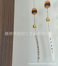 中式竹编风铃双色竹球创意手工竹风铃茶室景区装饰文艺国潮手工