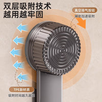 Wall-Mounted Suction Cup Pot Lid Holder with Rotating Design, Punch-Free Kitchen Storage Rack for Cutting Boards
