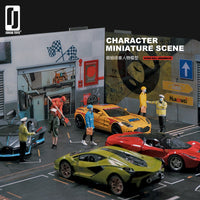 1:32 Scale Miniature Figure Set for Photography Diorama