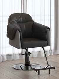 Luxury Hydraulic Reclining Barber Chair for Hair Salon Styling, Cutting, and Perming