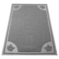 Large Cat Litter Mat, Washable Absorbent Waterproof Litter Box Mat for Cats