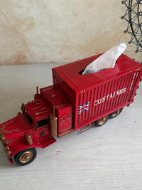 Vintage American Industrial Style Truck Container Tissue Box Holder