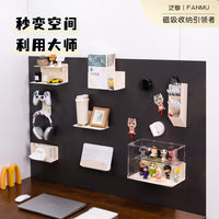 Magnetic Display Shelf for Gaming Room Collectibles and Books - Wall-Mounted Organizer