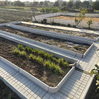 Garden Path Edging Mold Concrete Planter Border Vegetable Patch Ditch Plate