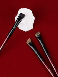 Meinvlang Professional Eyebrow Brush for Wild Brows - Flat Head Animal Hair Makeup Brush