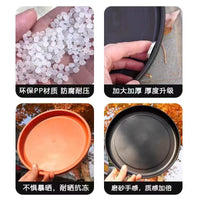 Thickened Indoor Flower Pot Saucer Tray - Odorless, Leak-Proof Plant Base