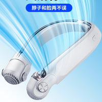 Portable Bladeless Neck Fan with 3-Speed USB Rechargeable Airflow