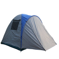 Foldable Double-Layer Camping Tent with Tunnel Sunshade for Hiking and Outdoor Activities, Lightweight and Waterproof