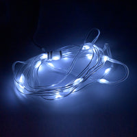 Solar Powered Outdoor Waterproof LED Copper Wire String Lights for Camping Tent Patio Decoration