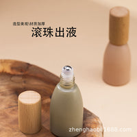 Morandi Color 12ml Portable Perfume Atomizer with Beechwood/Walnut Cap