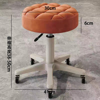 Adjustable Swivel Salon Stool with Wheels for Beauty Parlor, Hair Salon, Nail Tech, and Home Use