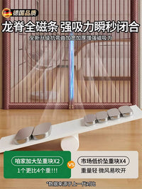 Magnetic Screen Door with Strong Adhesion for Insect Protection