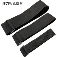 Elastic Hook and Loop Cinch Straps with Buckle for Bundling and Securing