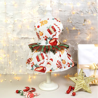 Pet Christmas Plaid Dress for Dogs