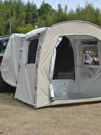 SUV Car Tail Extension Tent with Mesh Screen for Outdoor Self-Driving Travel