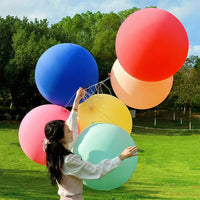 36-inch Outdoor Thickened Anti-Explosion Latex Giant Round Balloons for Kids' Lawn Games
