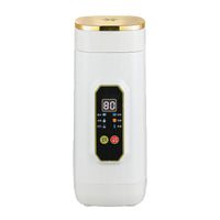 Portable Electric Kettle Travel Mug with Temperature Control and Keep Warm Function