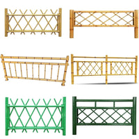 Stainless Steel Bamboo-Look Garden Fence for Courtyards and Parks