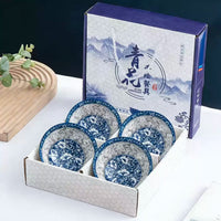 Ceramic Gift Bowl Set with Gift Box, Practical Souvenir for Events, Customer Giveaways, and Holiday Gifts