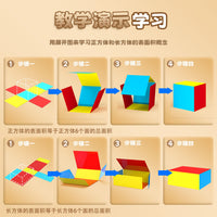 Geometric Solids Unfolding Models for Math Education - Cube and Cuboid Nets