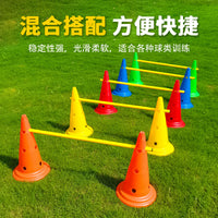 Soccer Basketball Training Cones Set - Agility Disc Cones, Poles, and Obstacle Markers for Drills and Practice