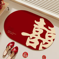 Diatomaceous Earth Bath Mat for Wedding & Home, Super Absorbent Quick Dry Non-Slip Floor Mat