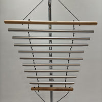 Hand-Shaken Chime Bar Set, Rotating Wind Chime, Nature Sound Healing Percussion Instrument for Yoga and Relaxation