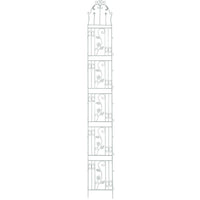 European Style Iron Garden Trellis Panel for Climbing Plants, Extendable Decorative Fence