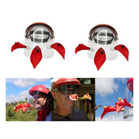 Wearable Hummingbird Feeder Hat - Portable Outdoor Flower Bird Feeder Helmet