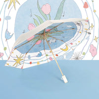 Automatic UV Protection Travel Umbrella for Sun and Rain
