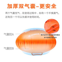 Thickened Dual Airbag Swim Buoy for Open Water Safety