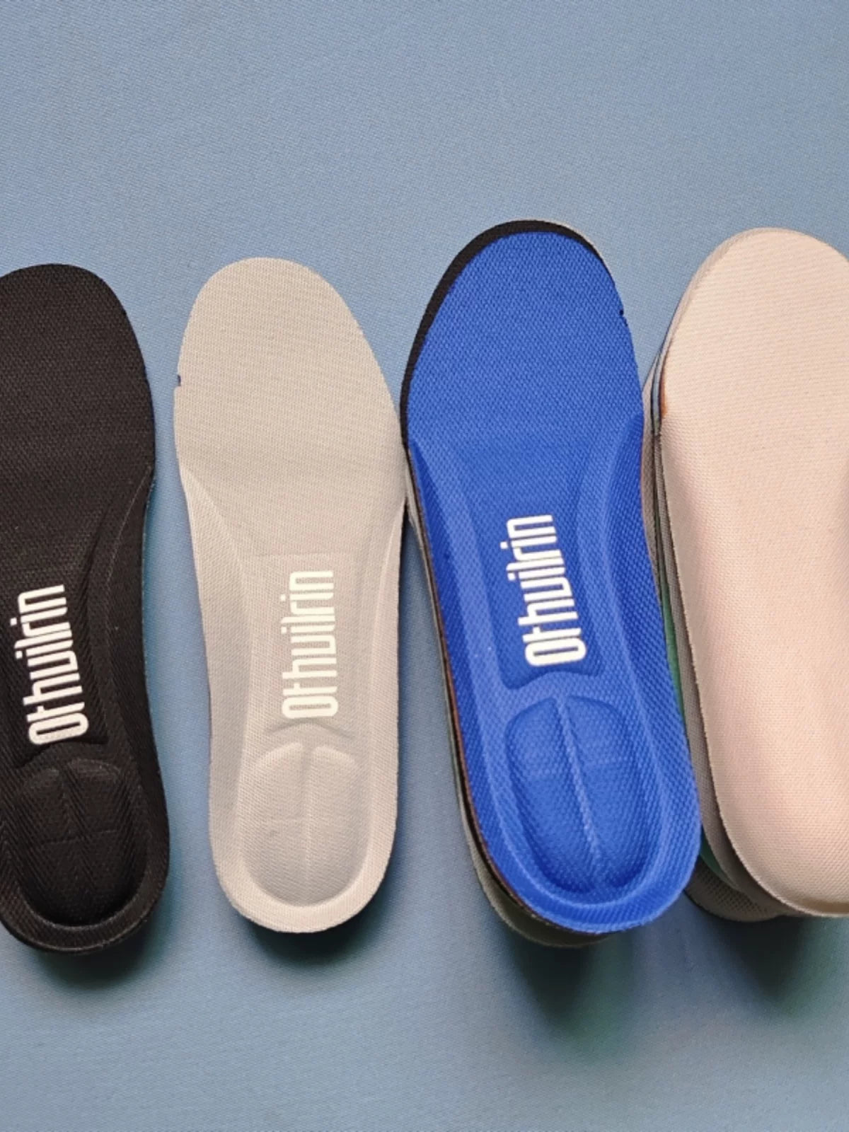Invisible Height Increase Orthotic Insoles for Sports Shoes, High Elasticity, Shock Absorption, Breathable, Odor Resistant
