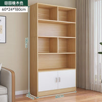 Floor-Standing Wine Cabinet with Storage and Display Shelves for Living Room
