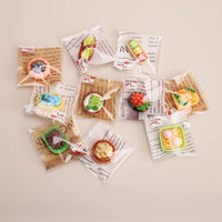 Miniature Simulation Bread Cake Dessert Food Model Toy for Kids