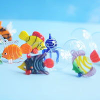 Handmade Glass Ocean Creature Figurines for Aquarium & Landscape Decor