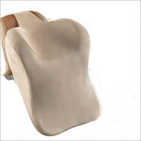 Memory Foam Car Neck Pillow Suede U-Shaped Headrest Lumbar Support Cushion