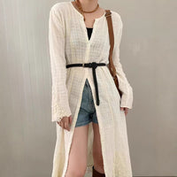 Women's Casual Wax Rope Woven Belt for Dresses & Pants