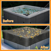 Outdoor Square Swimming Pool Cover - Waterproof, Dustproof, UV-Resistant Oxford Fabric