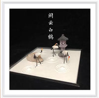 Japanese Zen Garden Sand Tray Micro Landscape Ornament