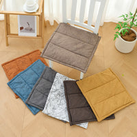 Tech Fabric Dining Chair Cushion Non-Slip Thin Office Home Stool Seat Pad All Seasons