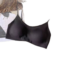 Leopard Print Seamless U-Back Bralette Wireless Breathable Camisole