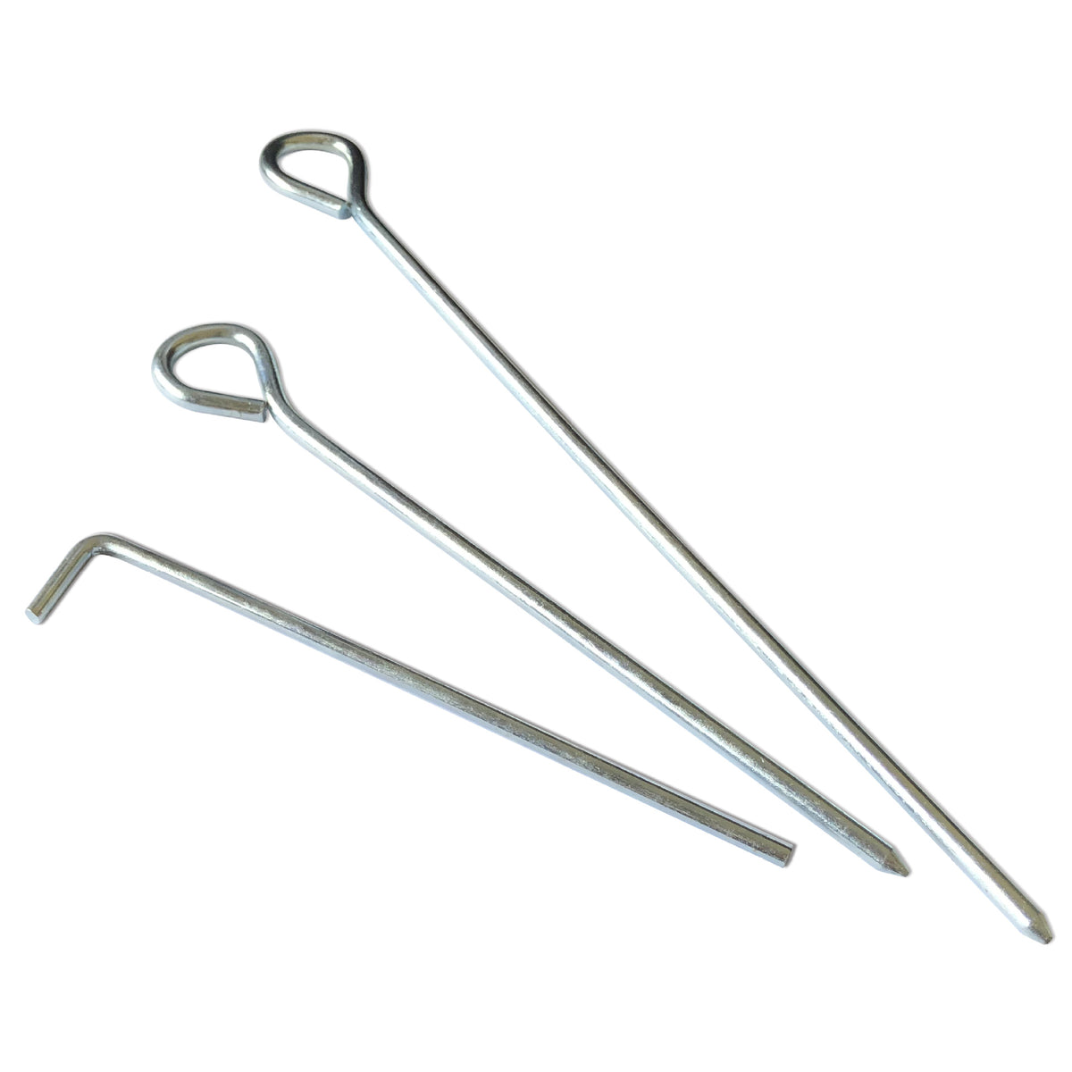 Heavy-Duty 7-Shape Tent Stakes for Outdoor Camping and Canopies