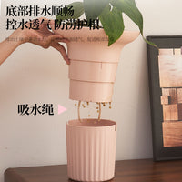 Large Breathable Orchid & Succulent Planter Pot with Drainage Base for Home & Balcony