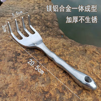 Gardening Hand Trowel and Rake Set for Potted Plants, Rust-Resistant Soil Cultivation Tools