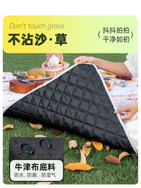 Acrylic Foldable Waterproof Outdoor Picnic Blanket Mat for Camping and Beach