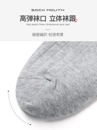 Men's No-Show Ankle Socks Anti-Slip Breathable Odor-Resistant Solid Color Athletic Short Socks