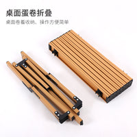 Carbon Steel Folding Camping Table and Chair Set for Outdoor Picnics and BBQ