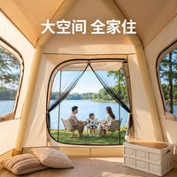 Automatic Inflatable Camping Tent, Portable Outdoor Shelter with Thickened Rainproof and Sun Protection