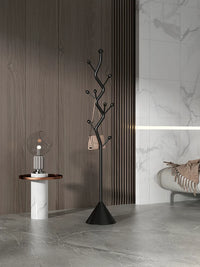 Nordic Luxury Creative Art Floor-Standing Coat Rack for Bedroom and Hotel