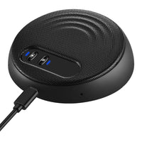 USB Desktop Omnidirectional Conference Microphone with Smart Noise Reduction for PC Gaming & Live Streaming